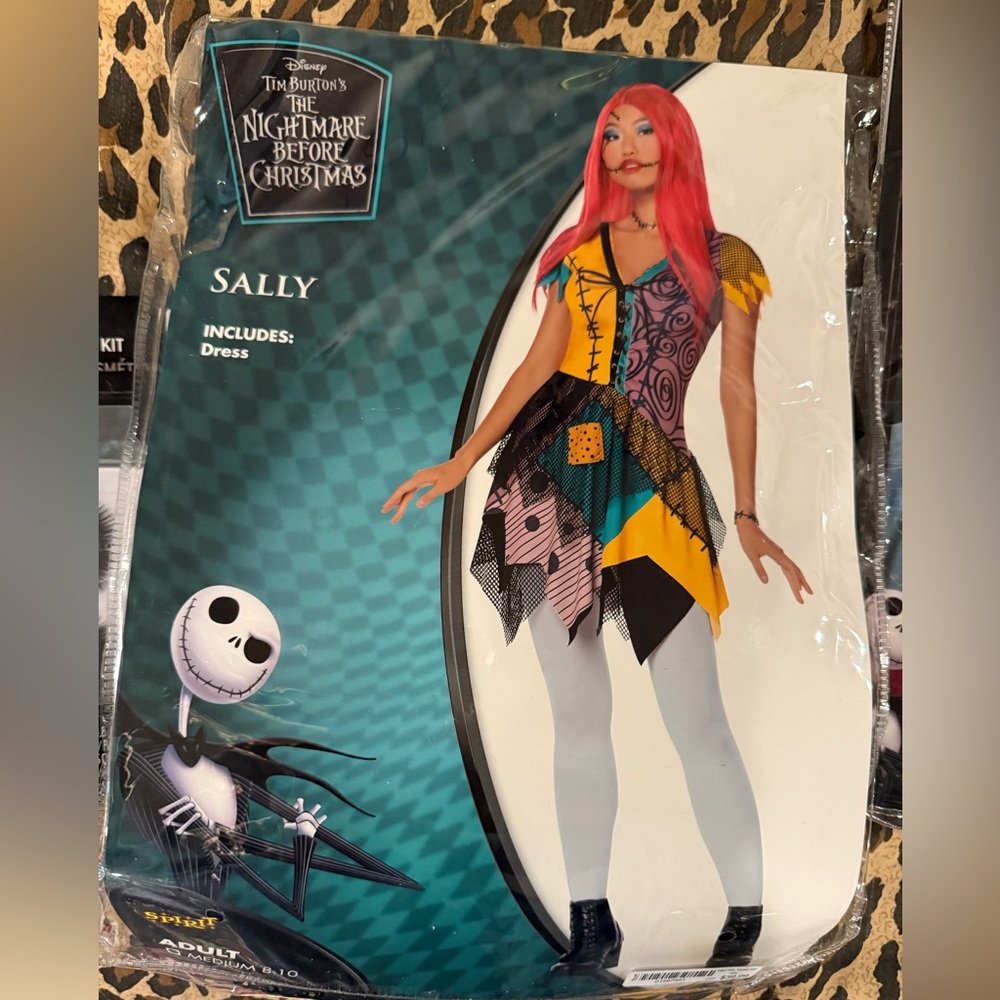 Sally adult Costume - Multicolor